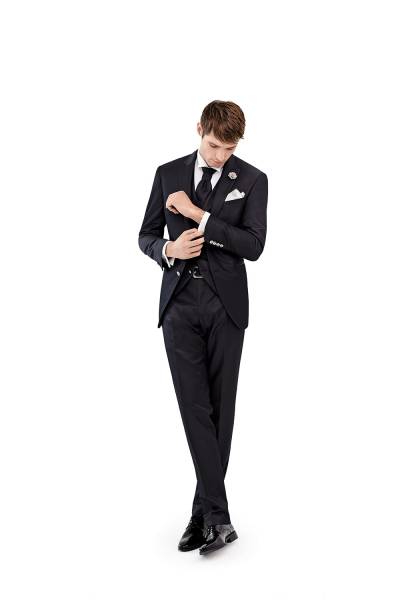 costume pour le marié noir ceremonie marseille aix en provence