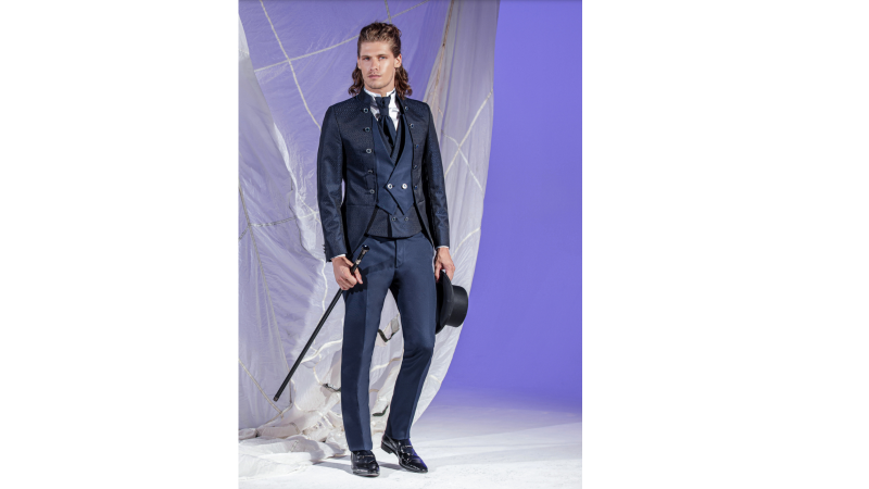 petrelli costume homme bleu