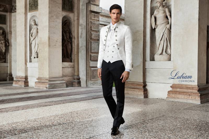 COSTUME BLANC MARSEILLE LUBIAM